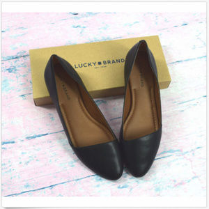 Lucky Brand Size 6M Soft Nappa Silk Ballet Flats